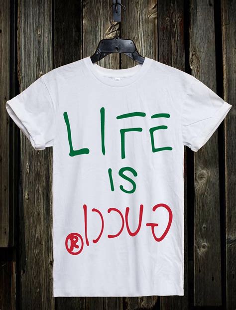 life is gucci shirt women's|Gucci 2016 'Life Is Gucci' T.